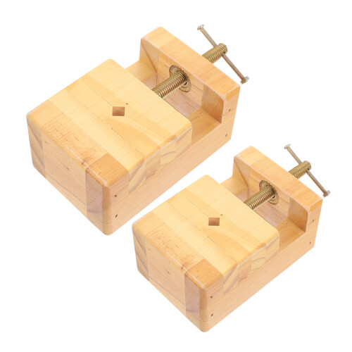 6Pièces Étaux De Banc En Bois Multifonction Pour Gravure Artisanat 2