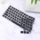 9Pièces Couverture Clavier Silicone Noir Fine Respirante Durable 10