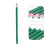 12Pièces Crayons Marqueurs Verts Cire Pratiques Pour Tissu 7