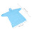 10Pièces Ponchos Jetables PVC Transparent Randonnée Outdoor 2