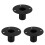 3Pièces Support Fixation Haut-Parleur En Fer Noir Solide 7