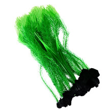 2Pièces Ornements Aquatiques Verts En Plantes Artificielles