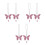 6Pièces Pendentifs Rose Perles Strass Pour Miroir 7
