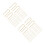 200Pièces Épingles U Dorées Pour Fixation Tissu Durable 4
