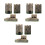 9Pièces Statues Résine Décorations Miniatures Pour Table 8