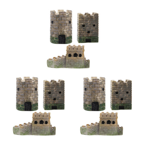 9Pièces Statues Résine Décorations Miniatures Pour Table 1