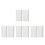 8Pcs Portable Movie Ticket Storage Book with Transparent PP Material 4