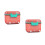2Ensembles Conteneur Poudre Lait Bébé Rose Portable Usage Voyage 3