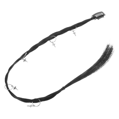4Pièces Extensions Synthétiques Tressés Clip Solide 2
