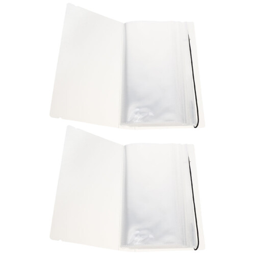 8Pcs Portable Movie Ticket Storage Book with Transparent PP Material 2