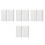 8Pcs Portable Movie Ticket Storage Book with Transparent PP Material 9