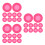 30Pièces Accessoires Silicone Rosé Pour Stéthoscope Usage 10