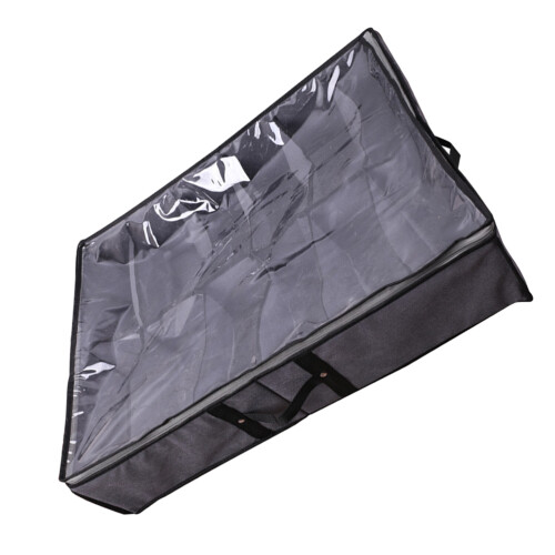 2Pièces Rangement Chaussures Sous Lit Grand Volume Tissu Non- 1