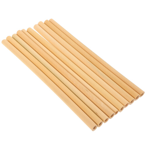 40Pièces Tubes À En Bambou Beige Pour Ruche Durable 2