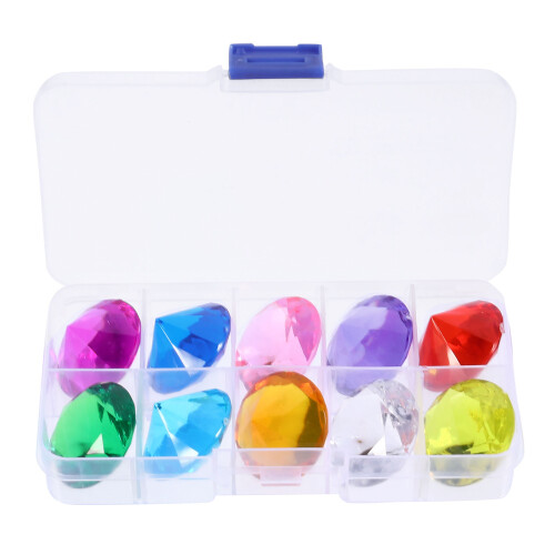 60Pièces Bijoux Enfant Acryliques Variées Boîte