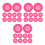 30Pièces Accessoires Silicone Rosé Pour Stéthoscope Usage 6