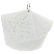 3Ensembles Ensemble Pochoirs Mandala Blancs Pour Dessin Décoration DIY