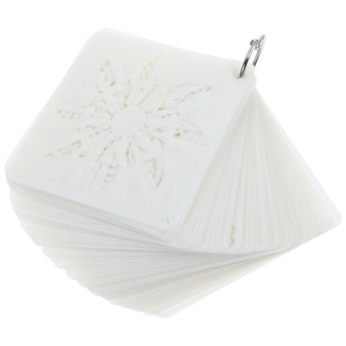 3Ensembles Ensemble Pochoirs Mandala Blancs Pour Dessin Décoration DIY 2