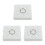 3Ensembles Ensemble Pochoirs Mandala Blancs Pour Dessin Décoration DIY 5