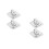 4Pièces Fixation Verrouant Ordinateur Portable Argent Design Stable 5