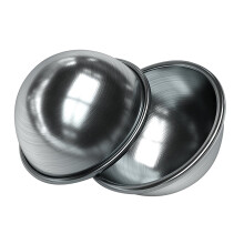 4Pièces Moules Métal Argenté Boules De Bain Usage Durable