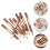 36Pièces Crayons Marron En Bois Pour , École Et Cadeaux 10