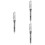 3Pièces Stylos Plume Transparent Pour Et École 8