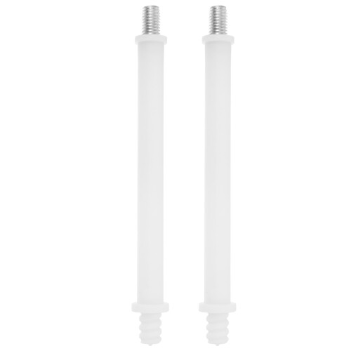 4Pièces Fixations Blanches Pour Brosse Wc Manche Durable