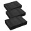 6Pièces Tapis Feutrage Mousse Coton Noir Outils DIY 3
