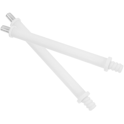 4Pièces Fixations Blanches Pour Brosse Wc Manche Durable 1
