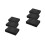 6Pièces Tapis Feutrage Mousse Coton Noir Outils DIY 9
