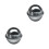 4Pièces Moules Métal Argenté Boules De Bain Usage Durable 3
