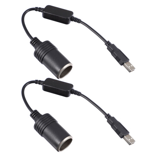 8Pièces Adaptateur Prise Allume-Cigare USB Durable Pour