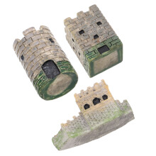15Pièces Décor Européen Résine Miniature Assortis