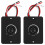2Pièces Interrupteur Lumineux 12V Pour Noir Résistant 4