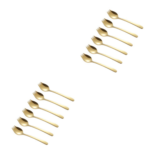 12Pièces Fourchette En Acier Inoxydable Usage 2