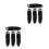 8Pièces Guide Câbles Aluminium Noir Fixe Clips Route 5