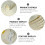 6Pièces Couches Réutilisables Bébé Fibre Bambou Beige 5