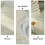 6Pièces Couches Réutilisables Bébé Fibre Bambou Beige 4