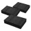6Pièces Tapis Feutrage Mousse Coton Noir Outils DIY 2