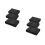 6Pièces Tapis Feutrage Mousse Coton Noir Outils DIY 8