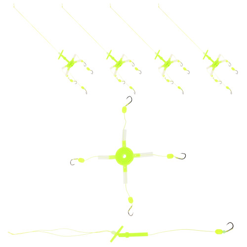 20Pièces Hameçons Durables Avec Silhouettes D'appâts 1