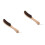 2Pièces Brosse À Chaussures Multiusage Bois Et Plastique Manche Long 9