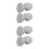 8Pièces Caches Vis Enfant Gris Accessoires 9