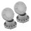 8Pièces Caches Vis Enfant Gris Accessoires 3