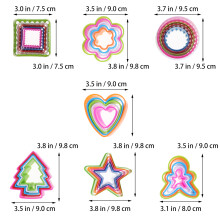 14Pièces Ensembles Moldes Jouets PVC Colorés Pour Enfants