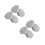 8Pièces Caches Vis Enfant Gris Accessoires 4