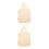 2Pièces Puzzle Bois À Peindre Jeu Pour Enfants 6
