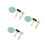 3Ensembles Outils Impression Bois Plastique Fer Polyvalents Pour Art 7
