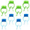 40Pièces Clips Anti-Saignement Pom+eva Multi Usage Confortable 2
